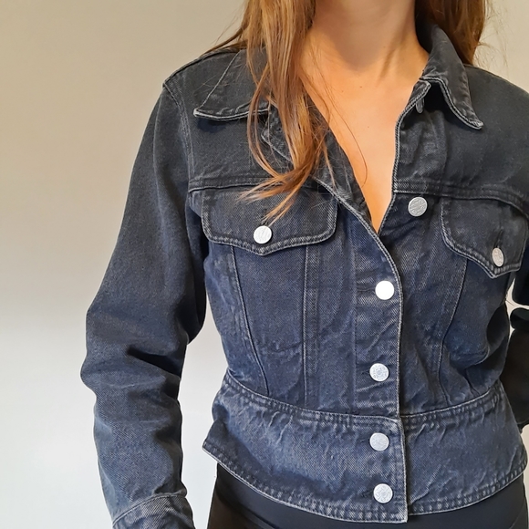 Vintage Dark Denim Jacket - Picture 8 of 9